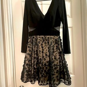 Gorgeous Black Xscape Cocktail Dress!